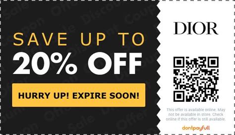 dior free shipping code|dior promo code september 2024.